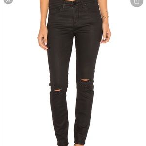 BLANKNYC black coated jeans with rips